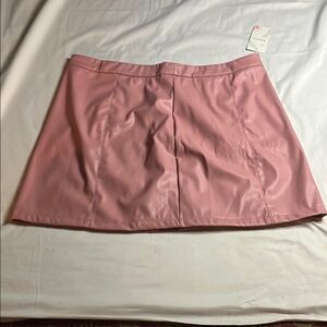 NWT MAKEMECHIC Faux Leather Skirt